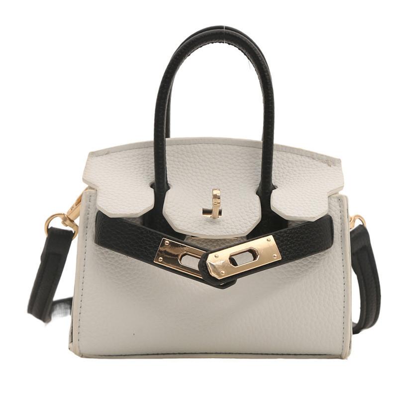 Stylish Mini Shoulder Bag For Kids Chic Solid Color Crossbody Bag For Summer Fun