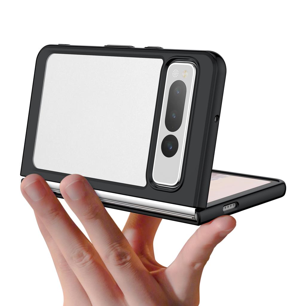 Pre Google Pixel Fold Priehľadný Zadný Kryt Proti Poškriabaniu TPU+Akrylový Kryt na Telefón