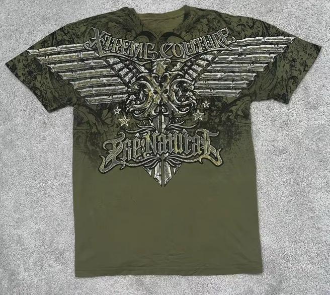 Cross-border new gothic unisex T-shirt top, short-sleeve T-shirt, Y2K trendy brand skull top, short-sleeve
