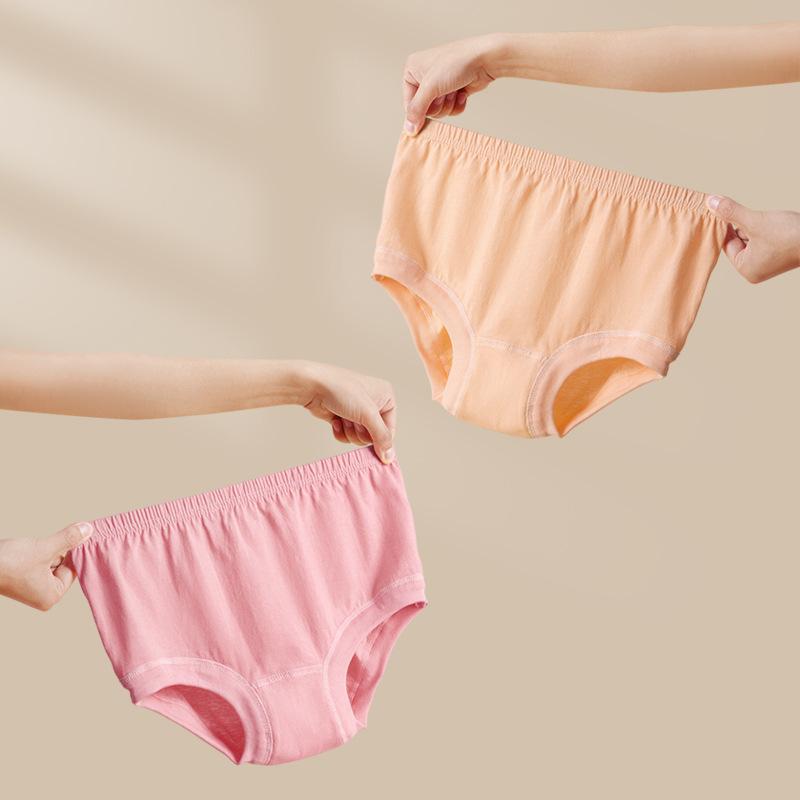 Underwear for Middle-aged Elderly Made of Pure Lingerie Cotton Breathabl Plus Size Fat Big Red Zodiac Year Triangle Panties