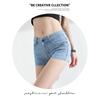 Low Waist Jeans for Women Summer Stretch Light Color Shorts Slim Fit Super Shorts Tight Hot Pants 2025 New Style