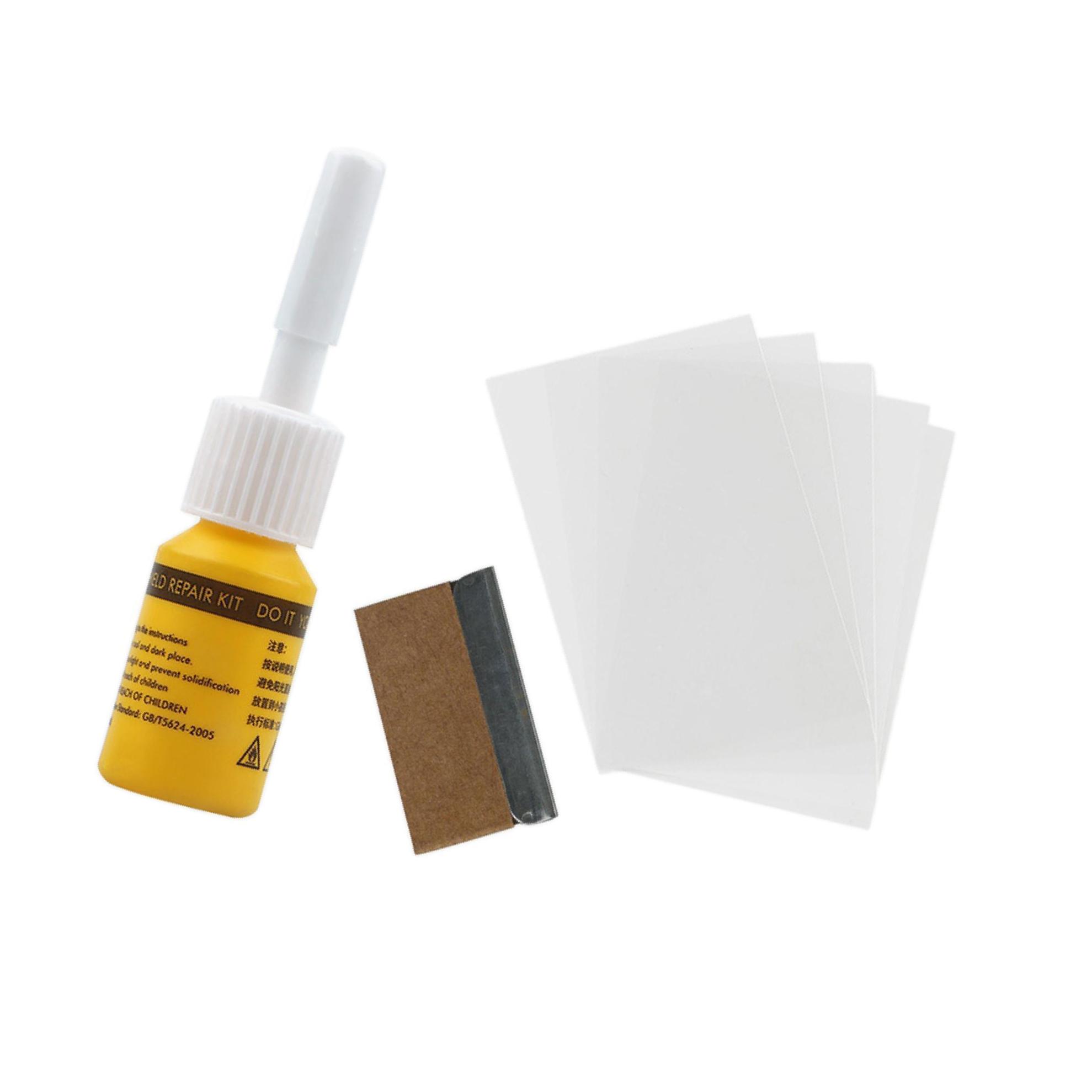 

Жидкость для ремонта стекла Инструмент для ремонта трещин на лобовом стекле Самодельный шпатлеватель для трещин на стекле