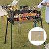 Foldable Fireproof Mat Outdoor Fiberglass Mat, Heat-Resistant Flame Retardant Heat Resistant Pad, Grill BBQ Firepit Fireplace Blanket
