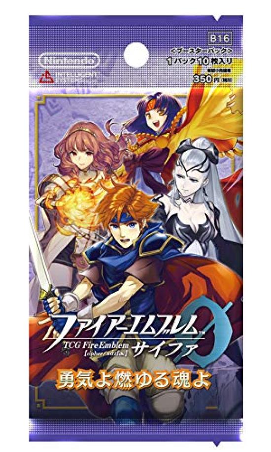 

TCG Fire Emblem 0 Бустерный набор Горящий (1 пакет) (Шифр) Мужество, Душа (10 карт)