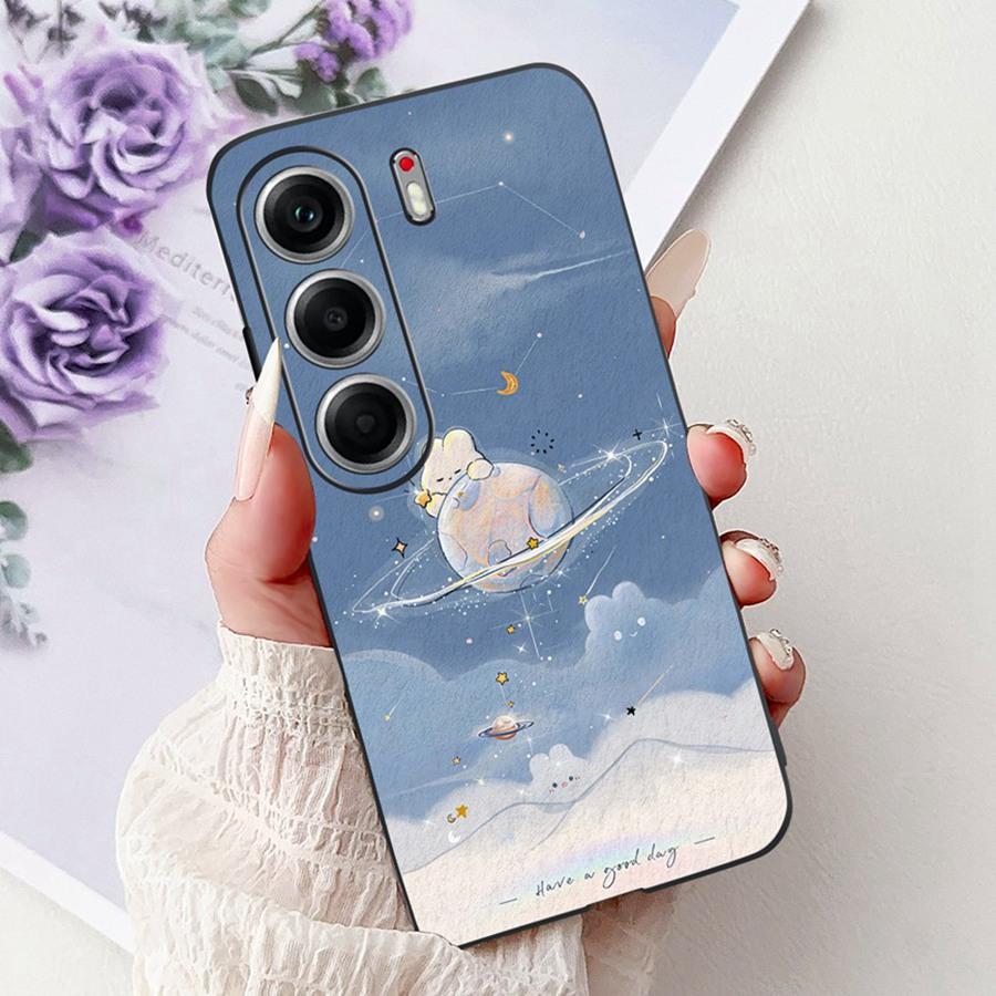 For Tecno Camon 40 Pro 5G Case CM7 Cute Cat Cool Painted TPU Soft Silicone Back Cover For Tecno Camon40 Camon 40Pro Phone Cases