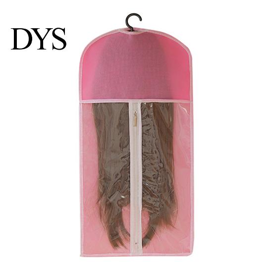 Comic Exhibition Wig Carrier Storage Hanging Bag with Hook, Breathable Non-woven Fabric Dust-proof Closet Organizer Hooks Protector, Space Saving