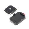 N91R-For Arca Parts Quick Release Plate Base Clamp Holder DSLR Camera Stabilizer Head Tripod Sport Camera Clamp Holder