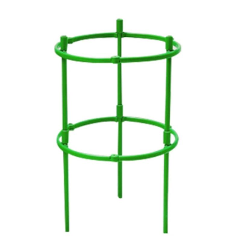 

Plant Cage Stake Tower Plant Support for Raised Garden Bed Round Cages for Pots and Gardens Green Extra Bold 1