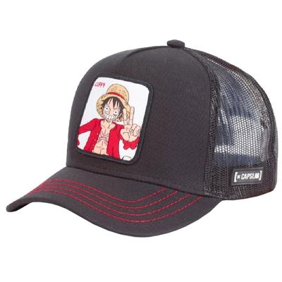 One Piece Trucker Cap, schwarze Herrenmütze