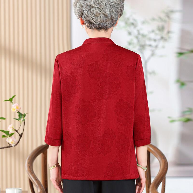 Datang Furen Elegant Autumn Blouse for Mothers