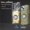 S23FE Transparent Card Slot Wallet Holder Silicone Case For Samsung S23 Ultra S21 S22 Plus Note 20 Ultra 10 Magnetic Ring Cover