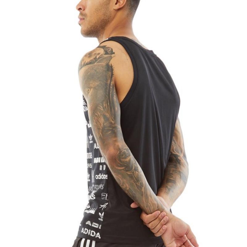 Adidas Originals Trefoil Tank Top Men's Black GK9705