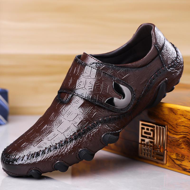 

Тренд Универсальная Персонализированная Мужская Обувь Платье Офис Работа Повседневная Обувь Мода Верхняя Одежда 48 светло-коричневого