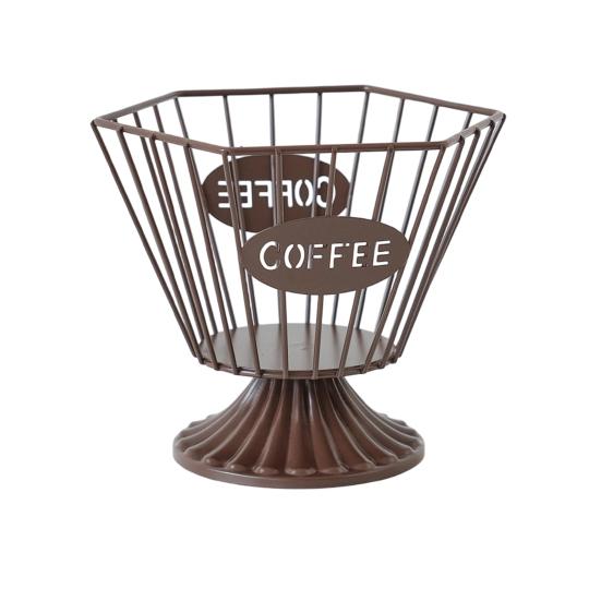 Coffee Capsule Storage Bowl Large Capacity Espresso Pods Organizer Countertop Coffee Capsule Holder for Snacks Candies Coffee Bar