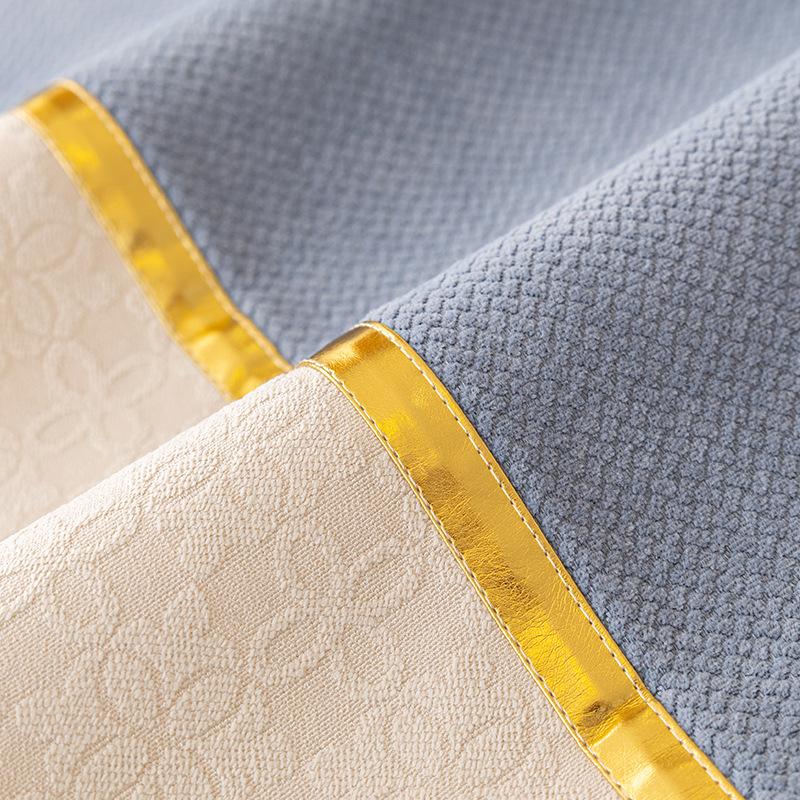 Chenille-Gurtband Sofakissen, Vier-Jahreszeiten Universal Sitzkissen, High-End Rutschfestes Sofa, Armlehnenbezug Cross-Border