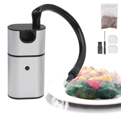Cucina Fredda Molecolare Carne Cibo Bruciare Cucina Fumo Affumicatore