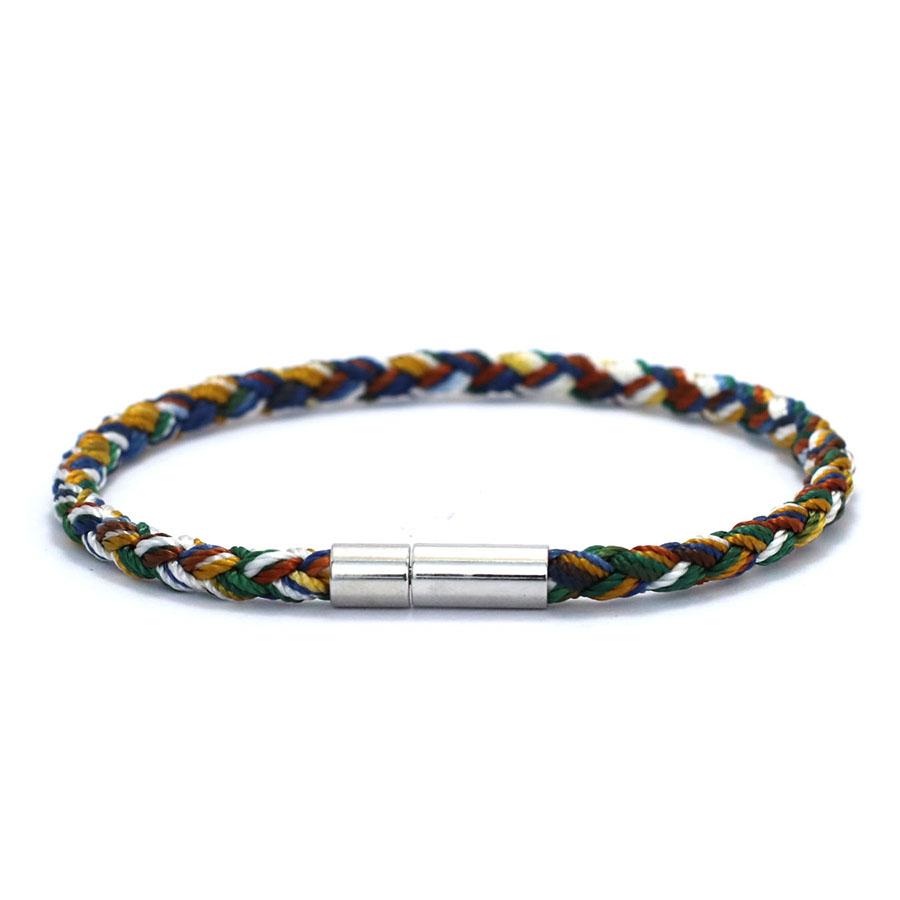 

5 Colors Grade A Ruyi Dragon Scale Rope Bracelet Unisex Handmade Braided Ethnic Lucky String Braslet Bangle Friendship Braclet S 18.5cm 7.3Inch темно-зеленого