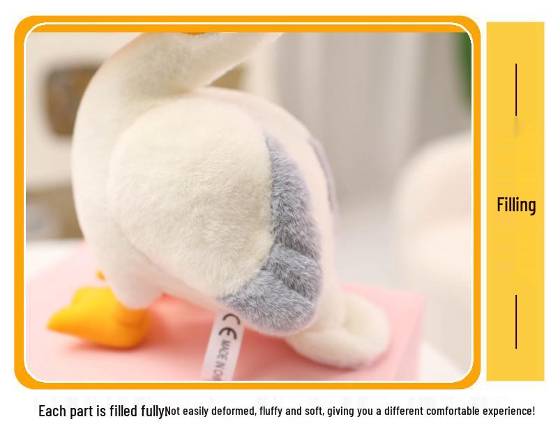 Kreative Niedliche Pelikan Plüschpuppe - Kindergeschenk & Lustiges Stoffpuppenkissen