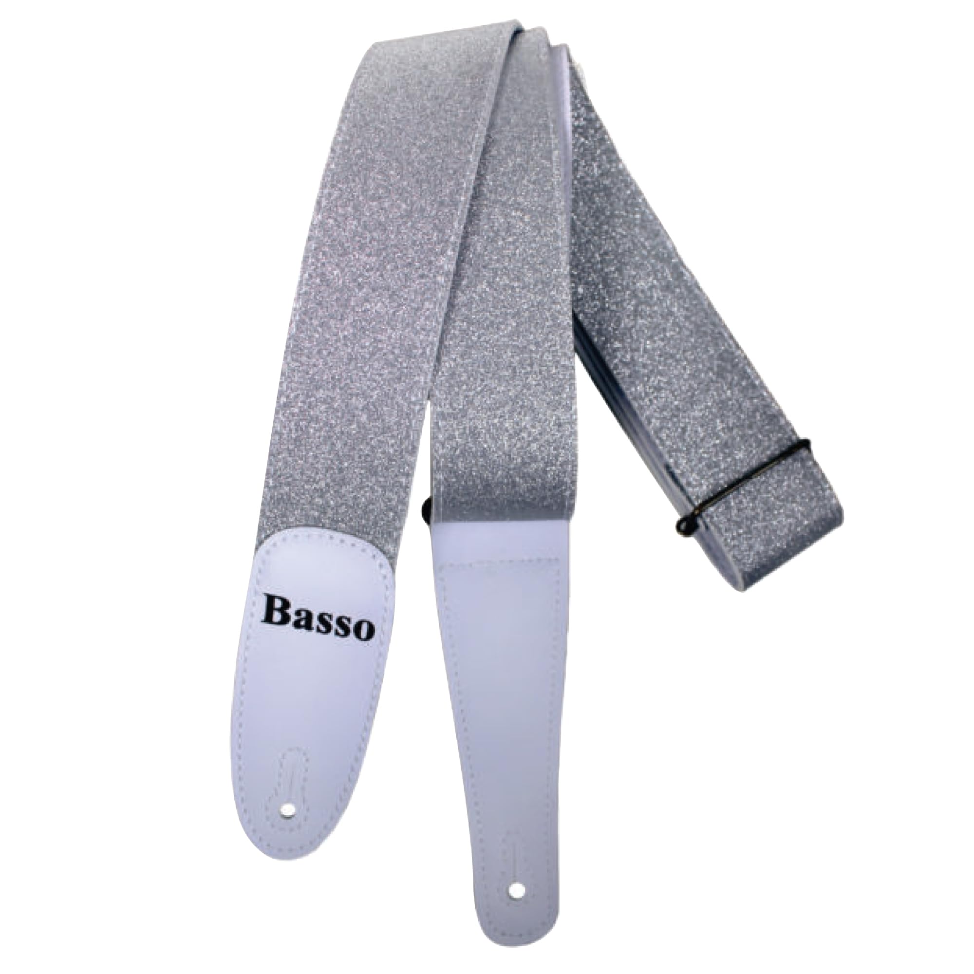 Guitar Strap EX 46 GLITTER SILVER