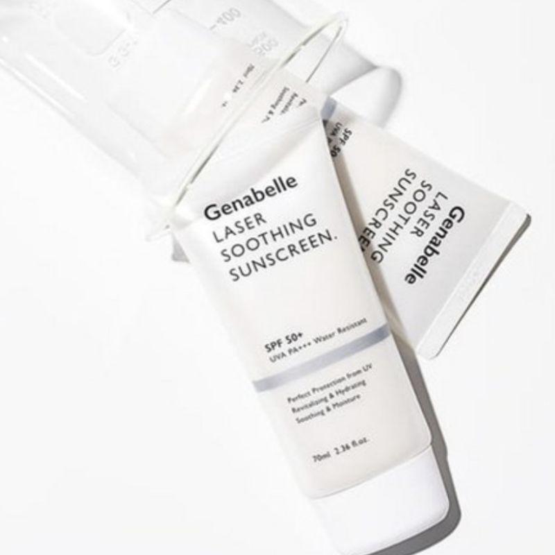 Genabelle Laser Soothing Hybrid Sunscreen SPF50+ PA+++ – 70ml × 2pcs Set