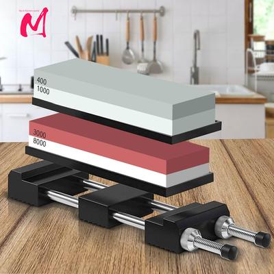 Sharpening Stone Holder Whetstone Sharpening Holder with Adjustable No-Slip Base Stainless Steel