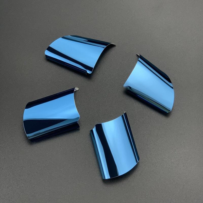 4pcs Steering Wheel Decoration Cover Trim Car Stickers For Ford Focus 2 MK2 2005-2011/KUGA 08-12/ C-MAX 2007-10 Auto Accessories