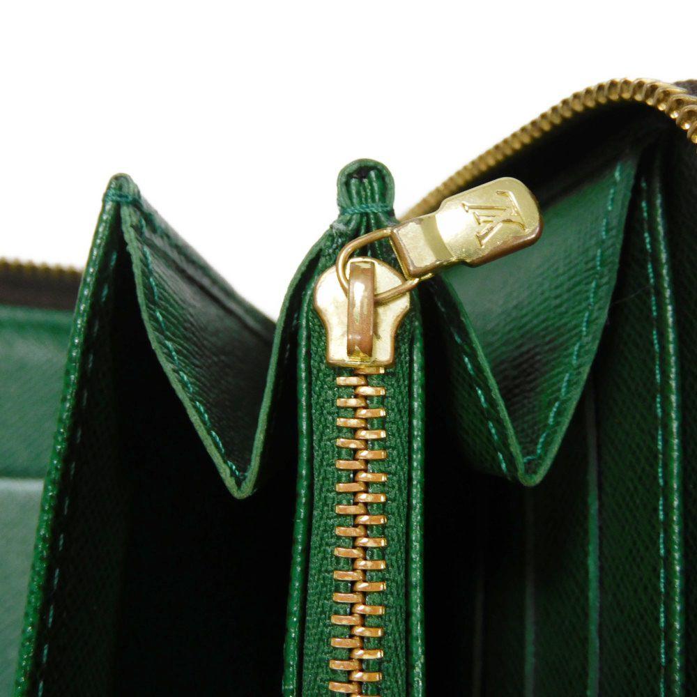 Used 12564 Zippy Organizer M60035 7940 Bellboy Green Zip Around Monogram Groom Veil Men's from Japan AUTHENTIC
