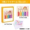 AAGWW 5 Colors Slide Wooden Kill Slide Puzzle Wooden Building Educational Color Logical Thinking Brain Present Puzzle, Puzzle, Time, Puzzle, Game,