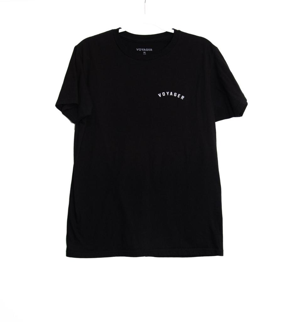Voyager Mens Black Graphic Tee Shirt Size M