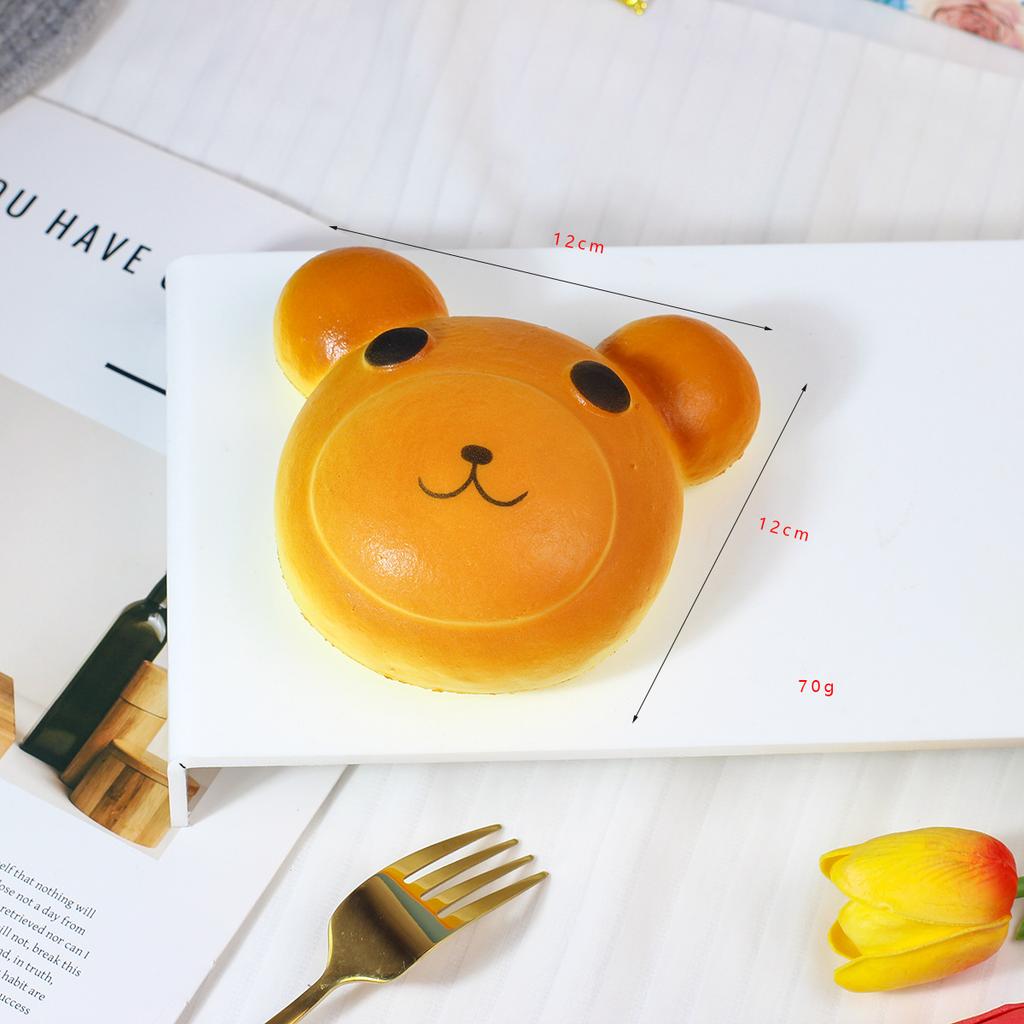 Dessin Animé Animal PU Jouet à Rebond Lent Simulation Mignon Ours Capybara Pain Avec Parfum Jouets à Presser Soulagement du Stress Cadeaux Enfants