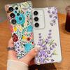 Romantic Garden Pattern Phone Case For Samsung Galaxy S26 S25 S24 S23 Ultra S22 Plus S21 S24 S25 FE Clear Shockproof Soft Cover
