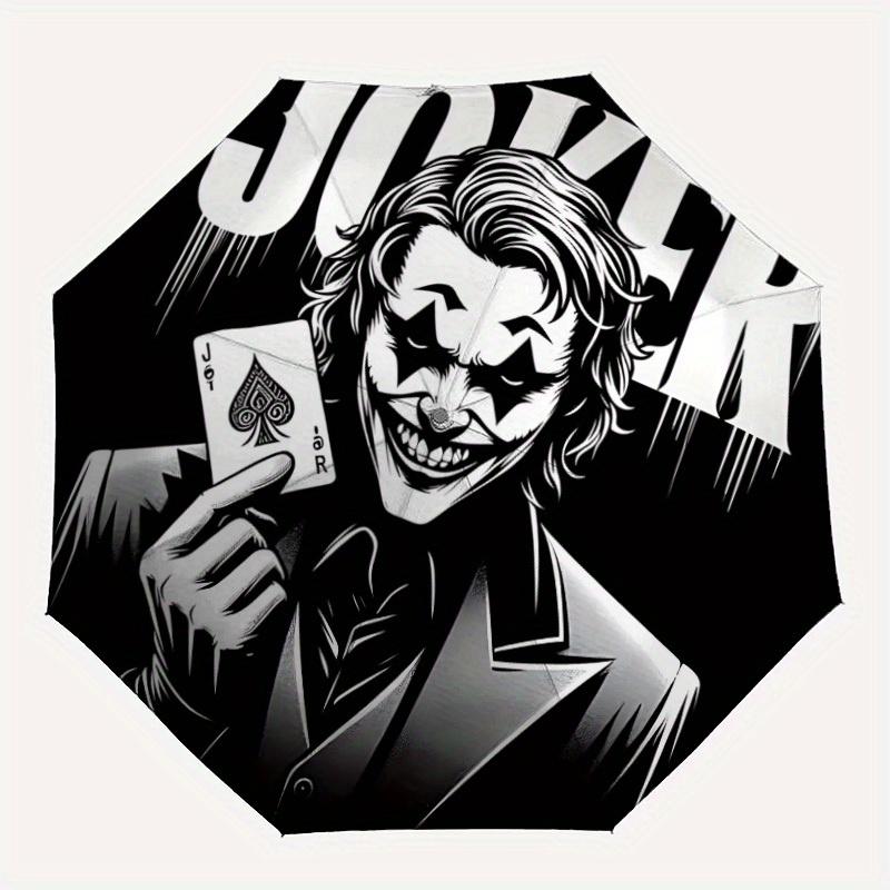 

Joker Card Automatic Open/Close Umbrella Folding Umbrella,Portable Compact Perfect Gift for Birthday, Christmas0809172