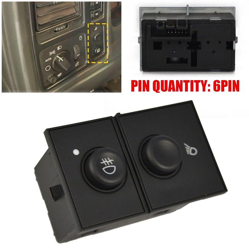 For Chevy Silverado Tahoe Avalanche GMC Sierra Yukon Car Headlight Fog Lamp Control Light Switch Accessories 15143597 /15076588