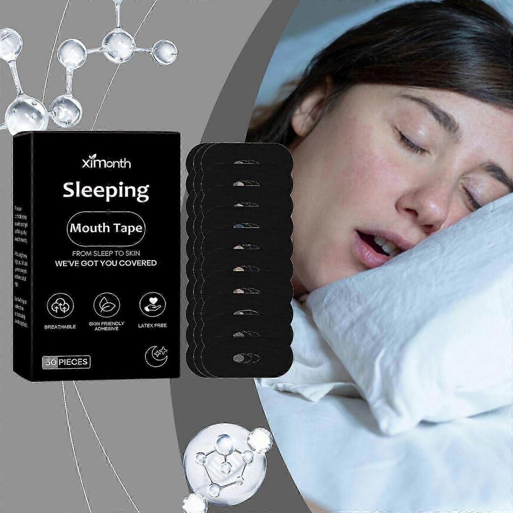 Patch Anti-Ronflement pour le Sommeil, Repos Profond, Doux pour la Peau, Hydratant, Solution pour le Sommeil Nocturne, 30 pièces