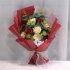 Artificial Flower Bouquets with Ribbon Soap Flower Petals Bouquets Gift for Valentines Mother Day Thanskgiving Christmas