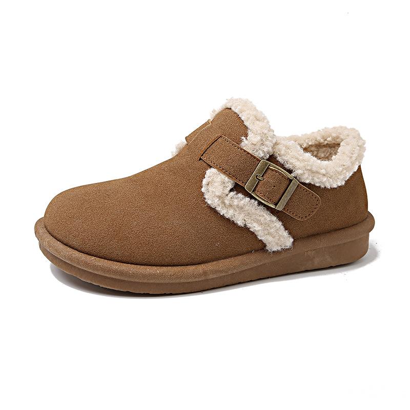 Thick-soled Winter Velvet Women's Cotton Shoes Thickened To Keep Warm 2025 Winter New Soft-soled Casual Shoes Cotton Shoes BN5801