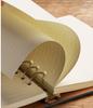 Custom Logo A5 PU Leather 6 Ring Binder Planner Refillable Lined Paper Card Slots Magnetic Loose-leaf Buckle Notebook Gift