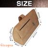 Cicogna Car Eyeglasses Sunglasses Storage Universal Car Sun Visor Easy with Pocket Holder, Case, Leather, Attachment, Installation, (Black)