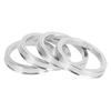 INFINAUTO Hub Centric Rings 59.5mm Inner To 72.6mm Outside Diameter Vehicle Wheel Hub Rings Aluminum Alloy 4pcs