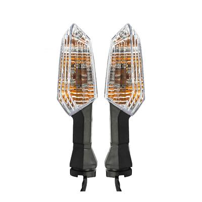 Motorrad Blinker Licht Anzeige Lampen für Kawasaki Ninja 300 2013-2021 für Z 1000SX 1000 800 ER-6N ER-6F Klar Rauch Objektiv