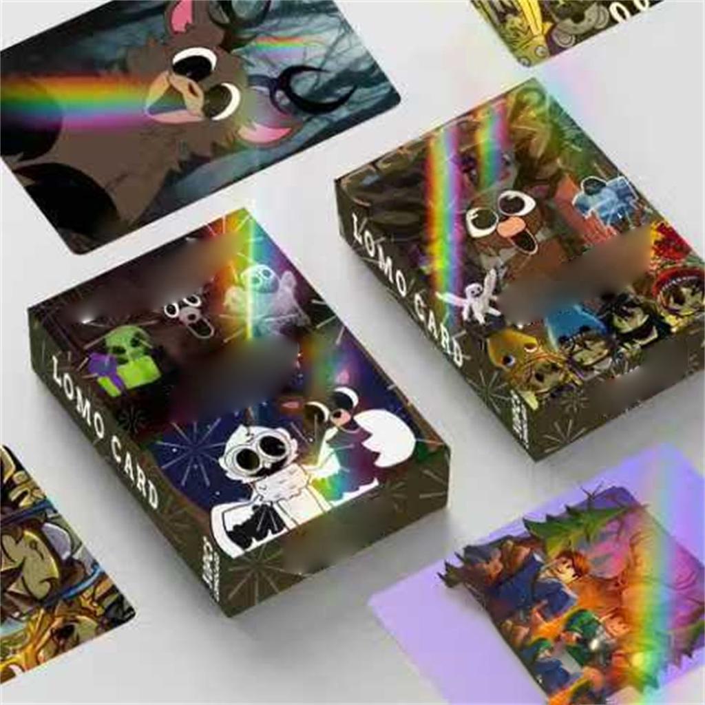 30 doppelseitig hochauflösend farbig bedruckte Fotokarten von Anime-Charakteren, Anime-Peripherie-Sammelkarten, Aufkleber und Grußkarten