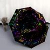 1pc Music Notes Themed High-quality Umbrella,Automatic Opening and Closing Umbrella,Multi-functional Umbrella G0811036