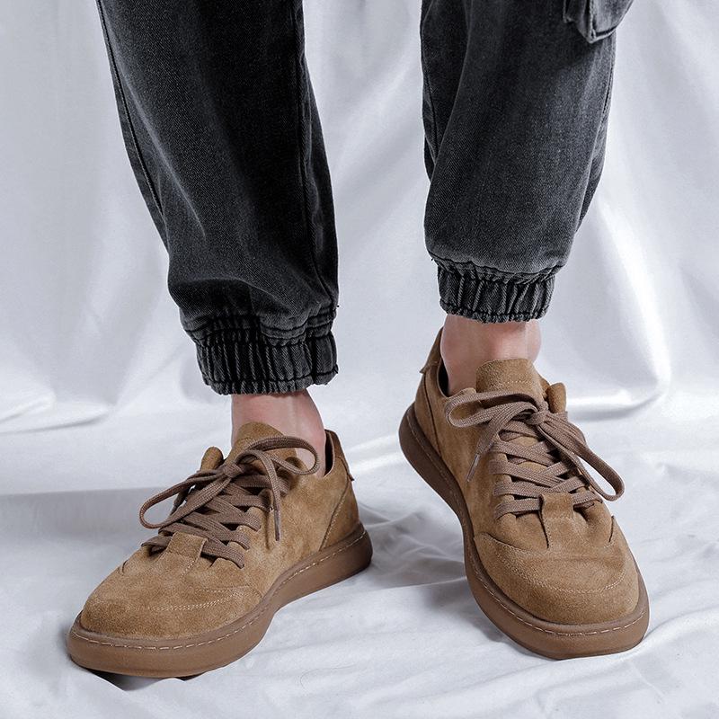 Spring 2025 Men's Round Toe Suede Casual Skate Shoes 8004-R