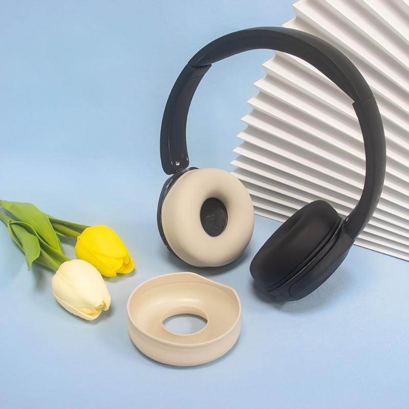 Silicone Ear Pads Caps Protective Cover for WH-CH520 Earphone Keep Headphones Safe and Secure Earpad Cushions