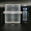 3/5/7/10mL 2/10/24-Slot Vial Storage Case Plastic Clear Microtube Storage Box Stackable Freezer Tube Box Diabetic Supplies