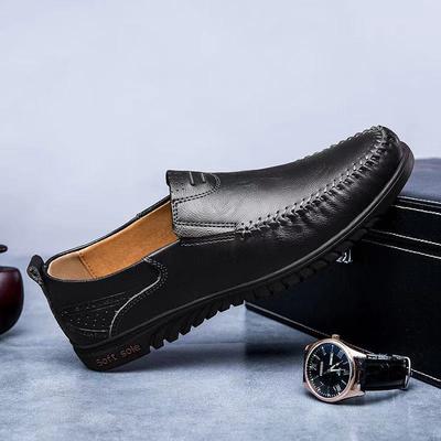 Zapatos Doudou para hombre, zapatos casuales, cómodos, de suela blanda, para conducir, zapatos planos.