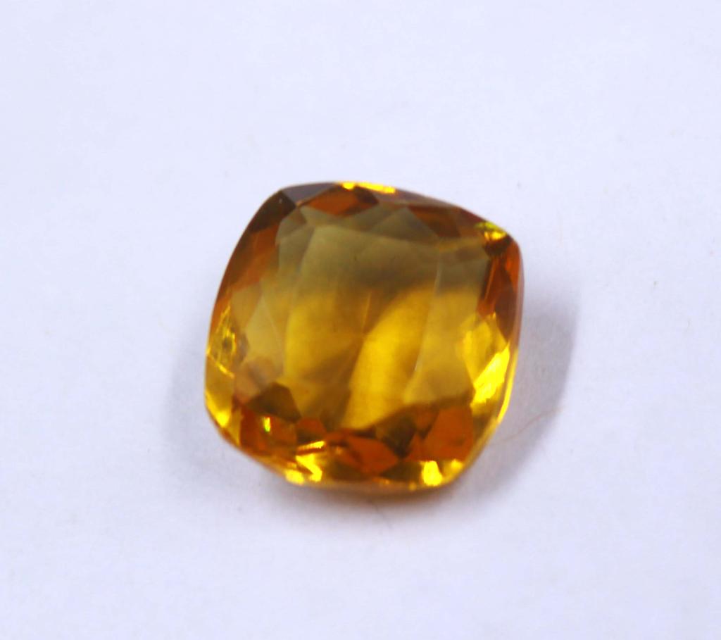7.90 Carat Exclusive Offer Yellow Alexandrite Cushion Shape Certified Russia Gemstone SN503