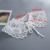 Fake Collar for Women Detachable Collar Shawl Wrap White Lapel Bowknots False Collar Scarf Short Shawl Cape
