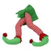 Decorative Long-lasting Christmas Tree Ornament Claus Elf Leg for Festival