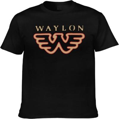 BSlocator Waylon Jennings Flying W Herren Tech Kurzarm Rundhals Fitnessstudio T-Shirts Tech Stretch